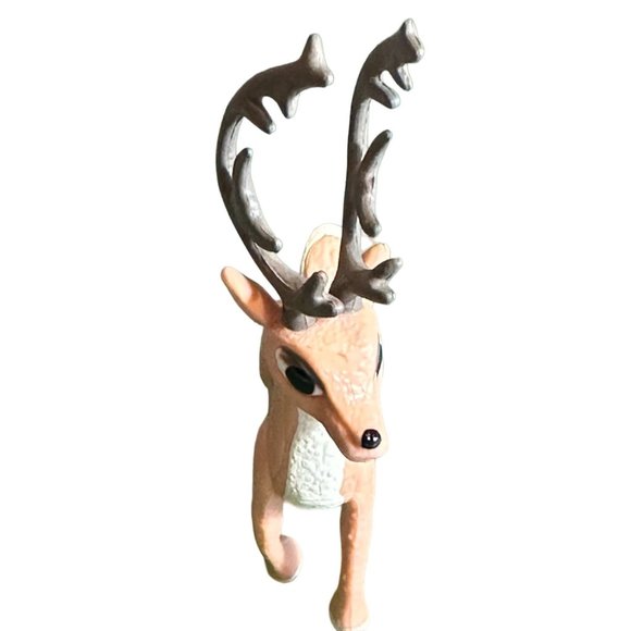 Young Rudolph Misfit Toys Playing Mantis 2004 Cake Topper Reindeer Display Train - Picture 3 of 7